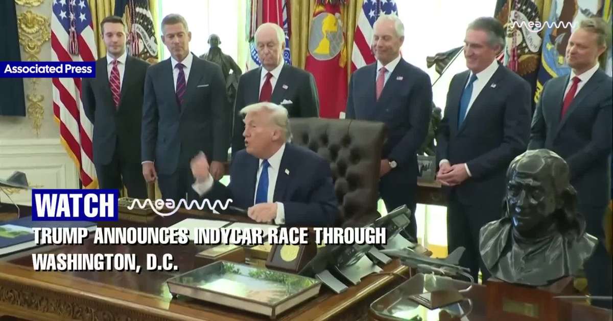 Trump Announces IndyCar Race Through Washington, D.C.