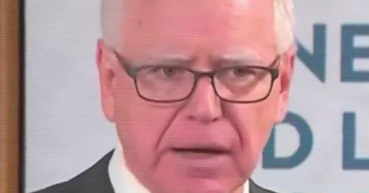 Tim Walz addresses decision to exit 2026 race, shifts focus to January 6 during exchange with reporters