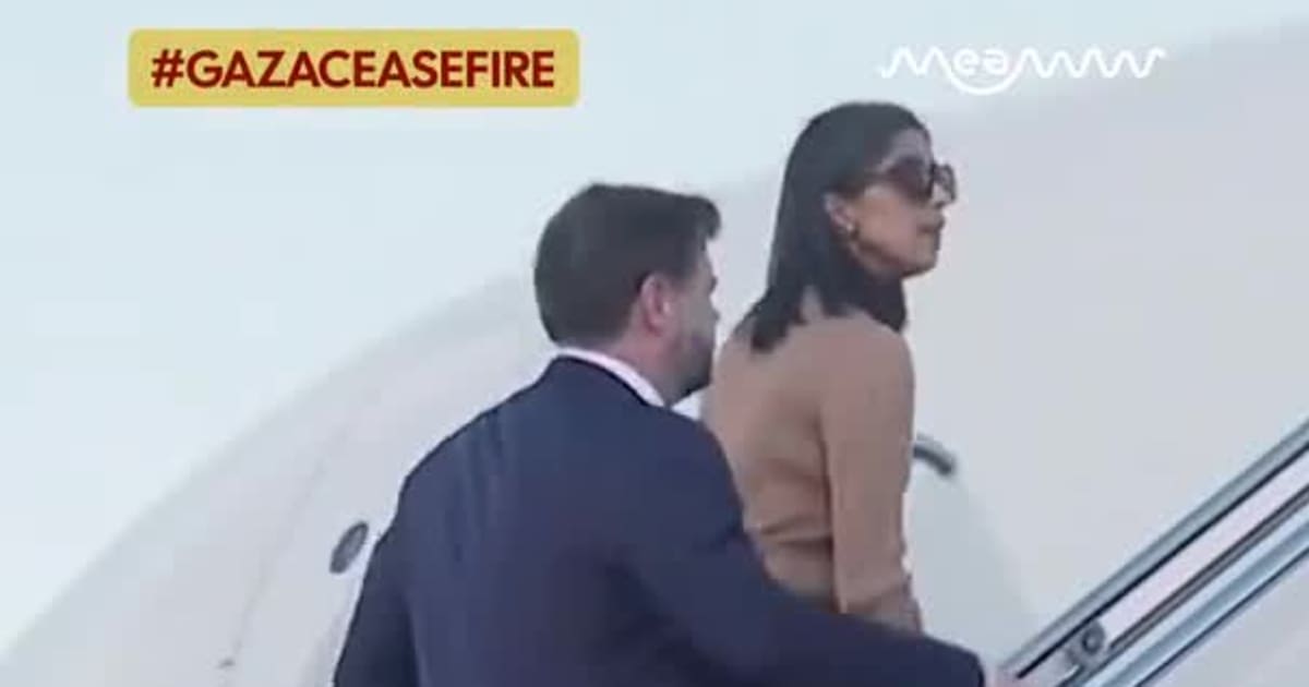 JD Vance Flies to Israel — A New Phase Begins.