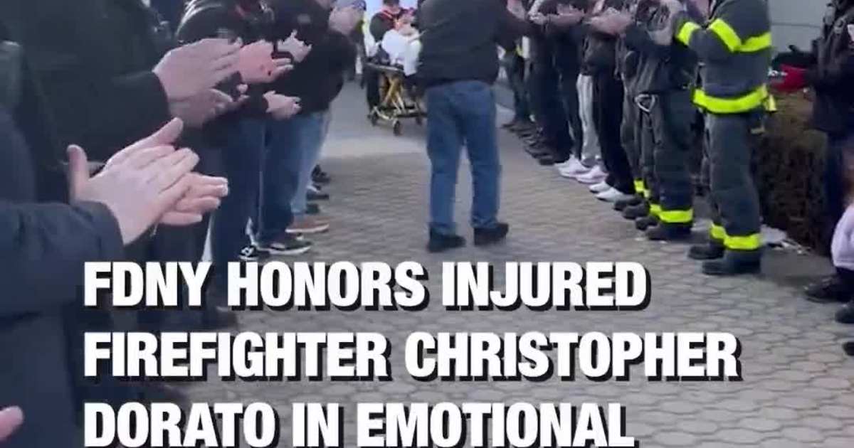 FDNY Honors Injured Firefighter Christopher Dorato in Emotional Walkout Ceremony After 5 Surgeries