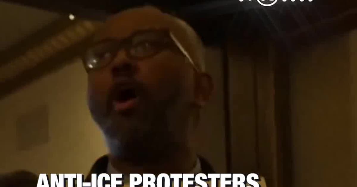 Anti-ICE Protesters Swarm Minnesota Capitol, Chant “Do Your Job” Outside Gov. Tim Walz’s Office