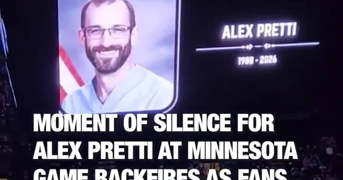 Moment of Silence for Alex Pretti at Minnesota Game Backfires as Fans Break Silence With Anti-ICE Chants