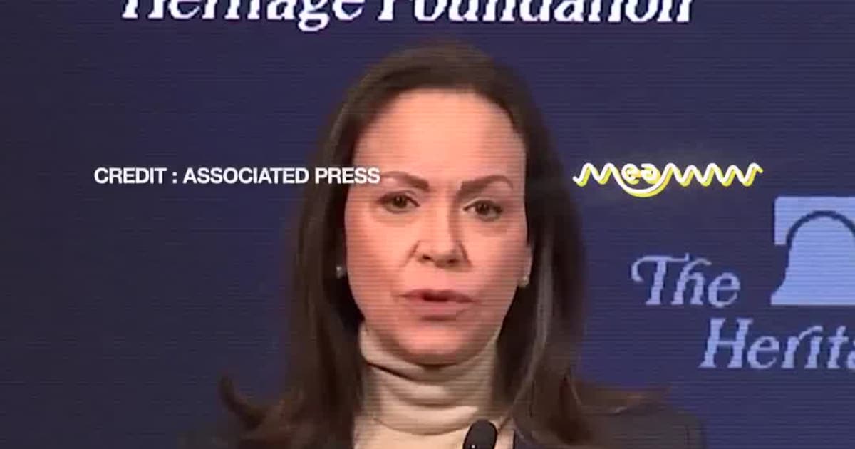 María Corina Machado Praises Trump After Washington Meeting, Thanks U.S. for Support