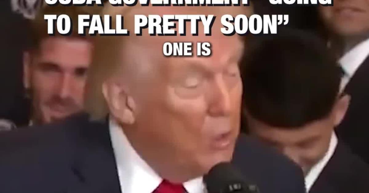 Donald Trump says Cuba government “going to fall pretty soon”