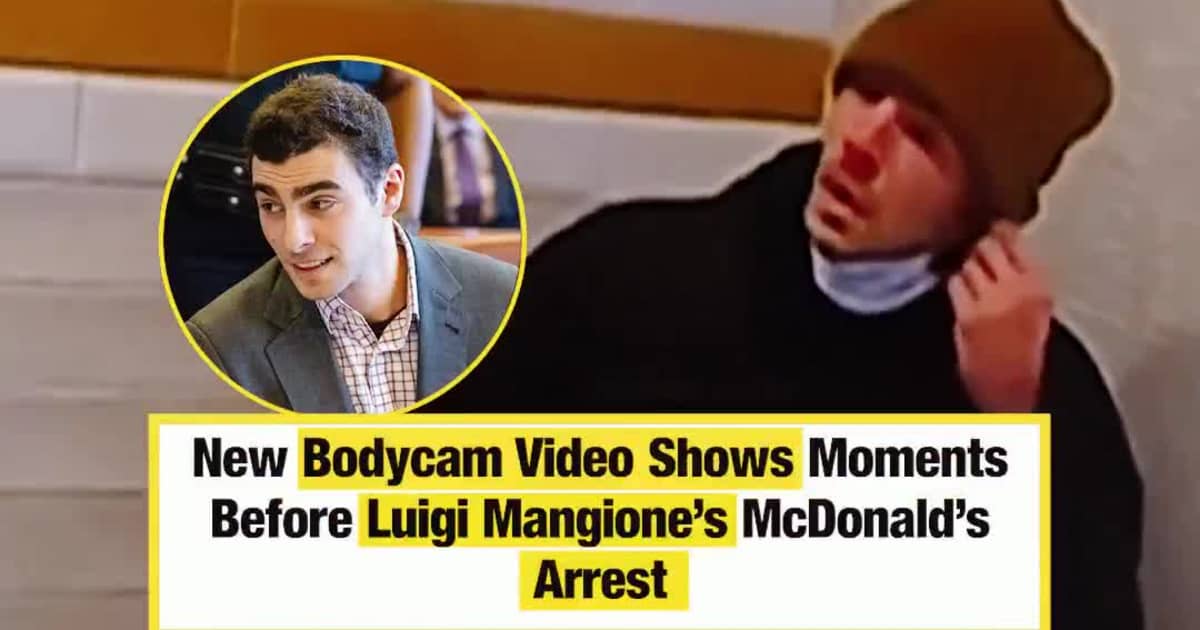 New Bodycam Video Shows Moments Before Luigi Mangione’s McDonald’s Arrest