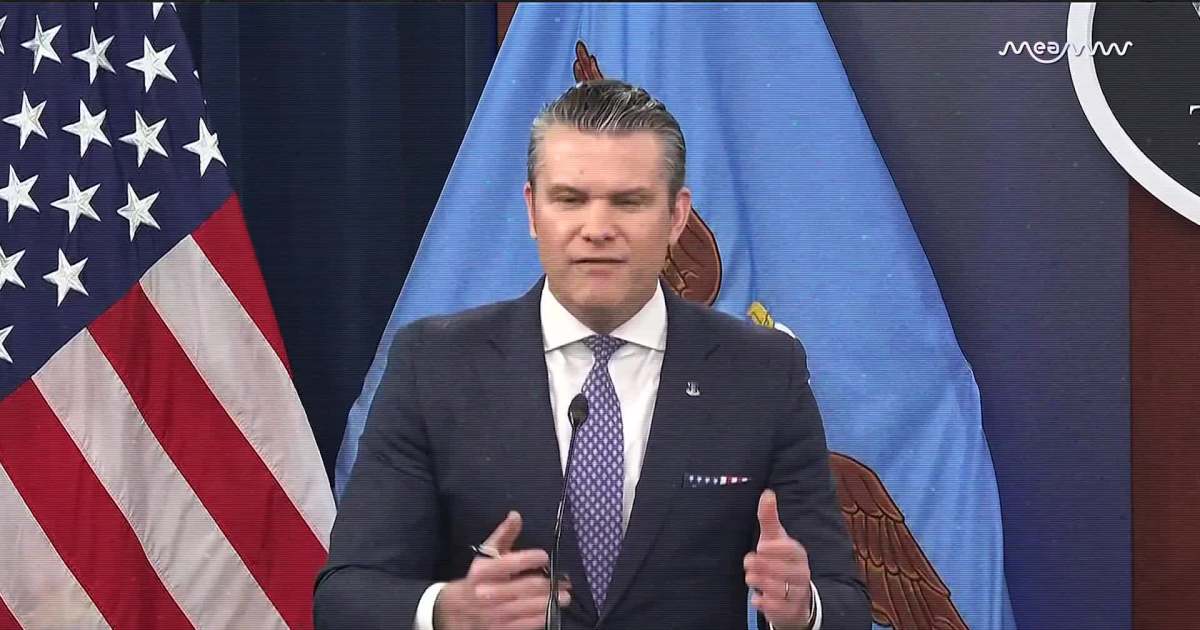 Pete Hegseth speech today: Reporter Asks Hegseth About Possible U.S. Boots on the Ground in Iran