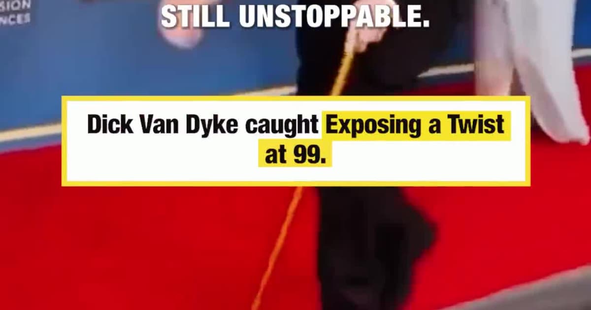 Dick Van Dyke caught Exposing a Twist at 99.