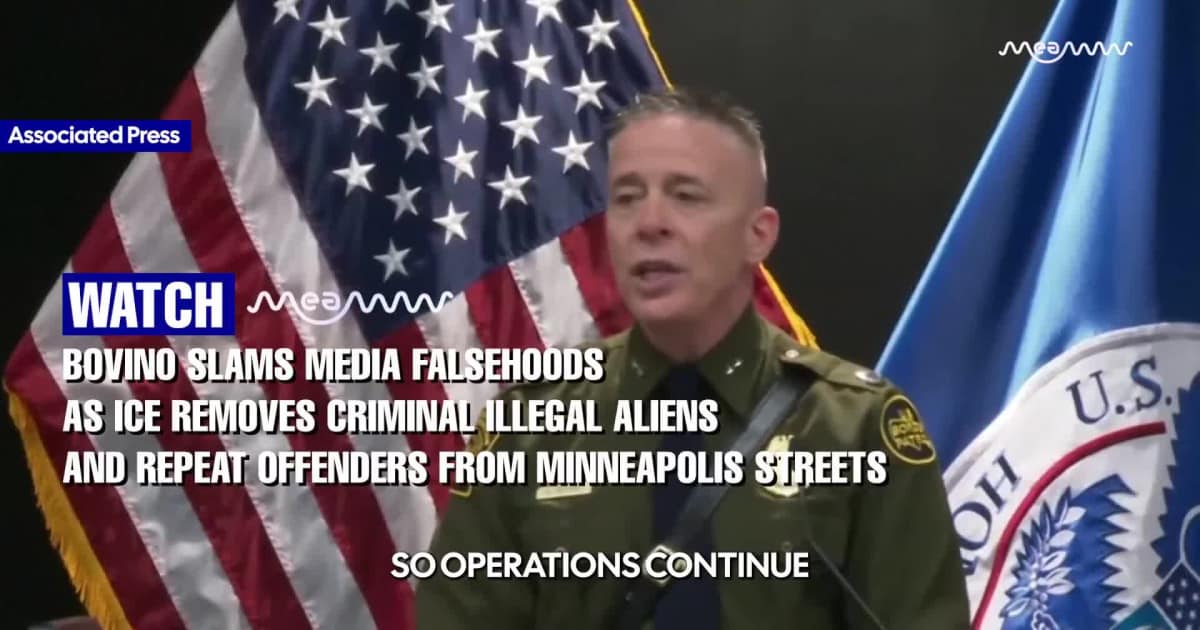 Bovino Slams Media Falsehoods as ICE Removes Criminal Illegal Aliens and Repeat Offenders from Minneapolis Streets