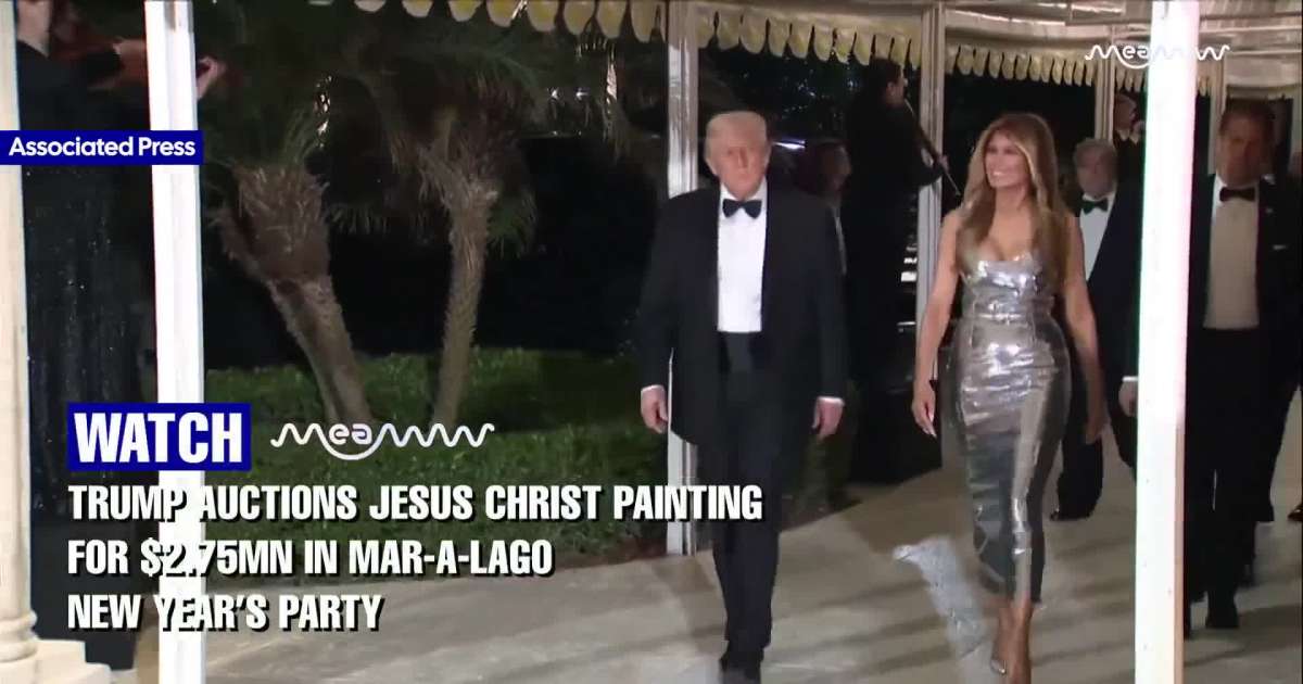 Trump Auctions Jesus Christ Painting, Raises Millions Of Dollars For Charity On New Year’s Eve
