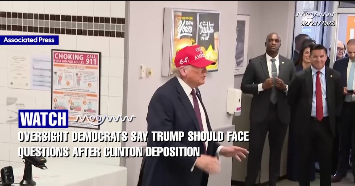 Trump Treats Crowd at Whataburger, Jokes Before Boarding Air Force One