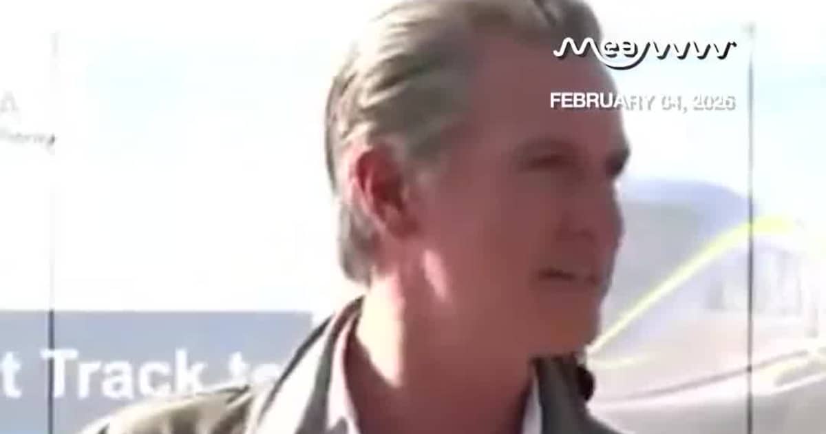 Newsom Says California High-Speed Rail Is Moving Forward as Texas Halts Its Project