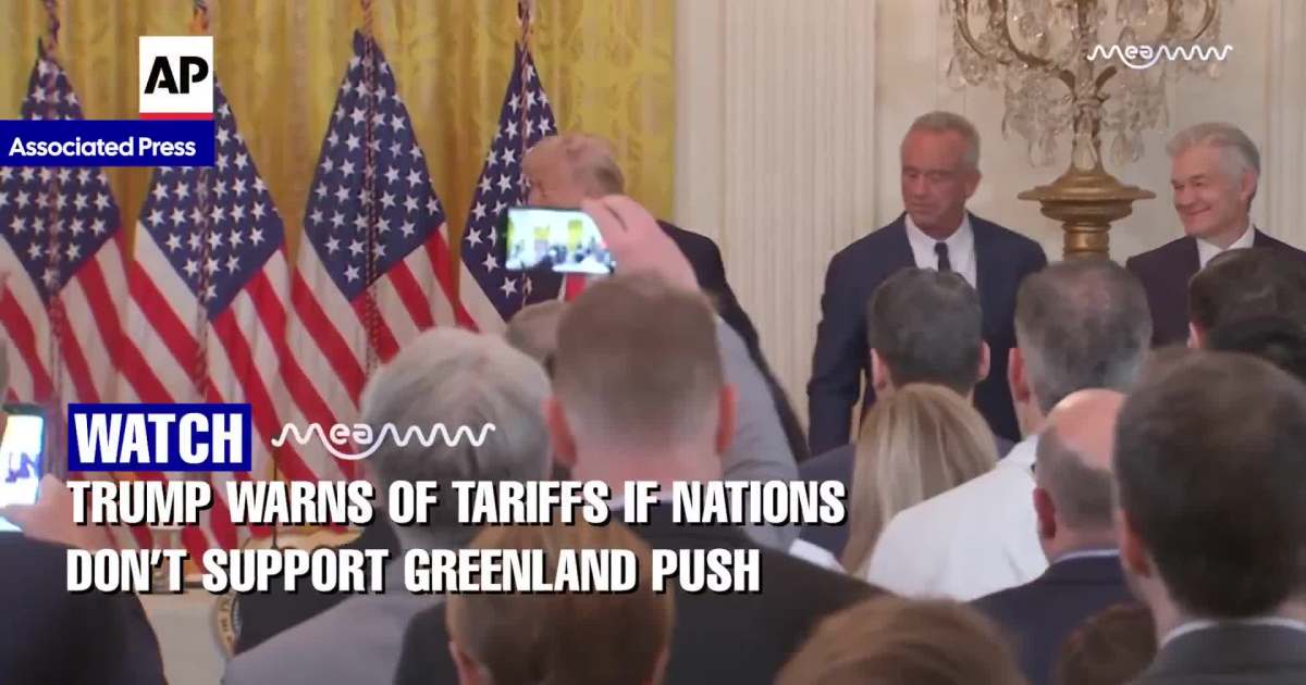 Trump Warns of Tariffs if Nations Don’t Support Greenland Push