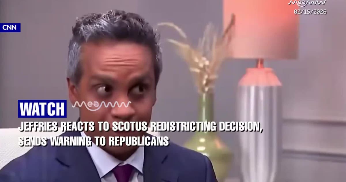 Hakeem Jeffries Warns GOP: ‘Be Careful What You Wish For’ After Supreme Court Redistricting Ruling