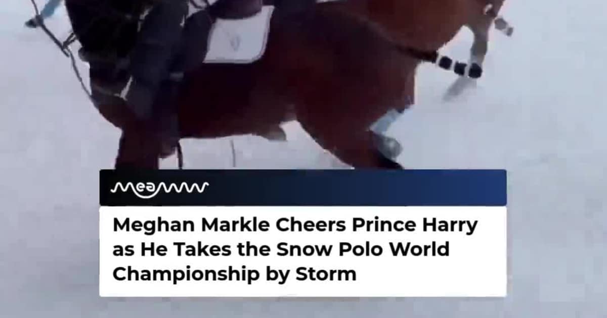 Prince Harry Takes the Snow Polo Field in Aspen