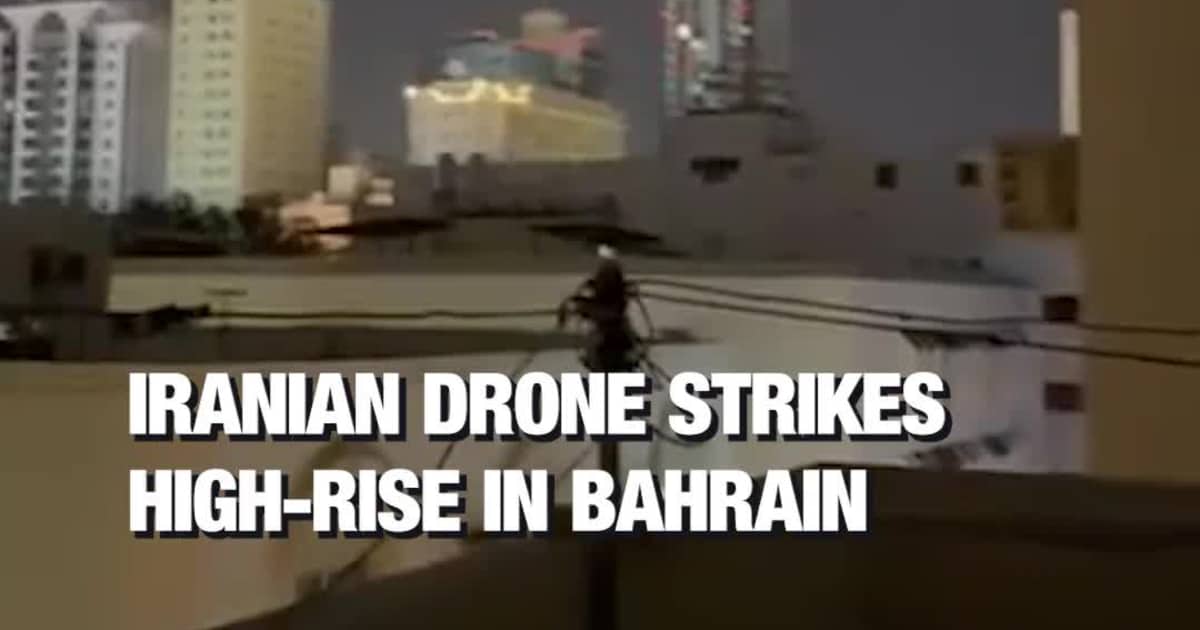 Iranian Drone Strikes High-Rise in Bahrain