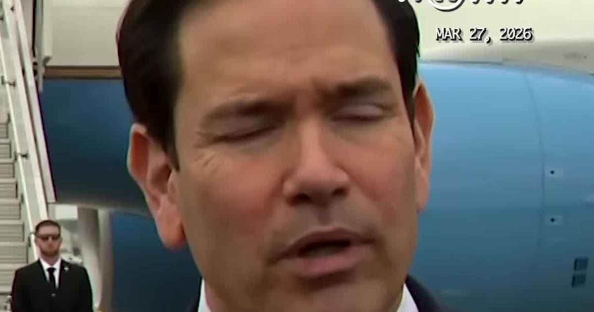 “No Ground Troops Needed”: Rubio Lays Out Aggressive U.S. W*r Objectives