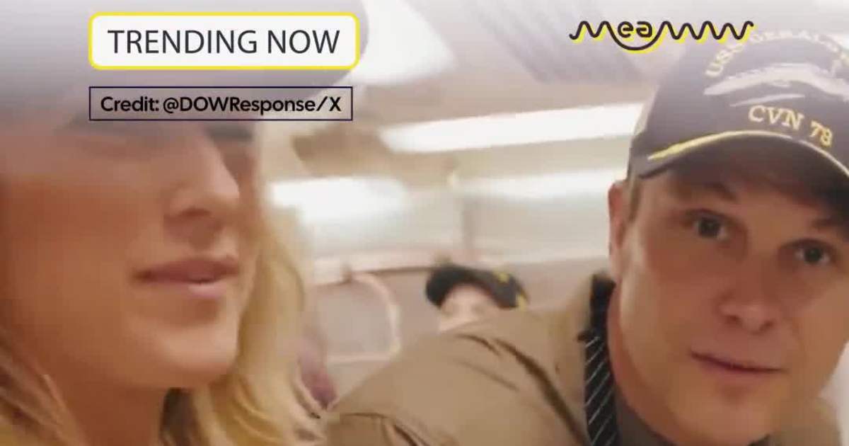 Secretary of War Pete Hegseth Serves Thanksgiving Dinner in the Mess Deck to the Troops Who Keep America Safe