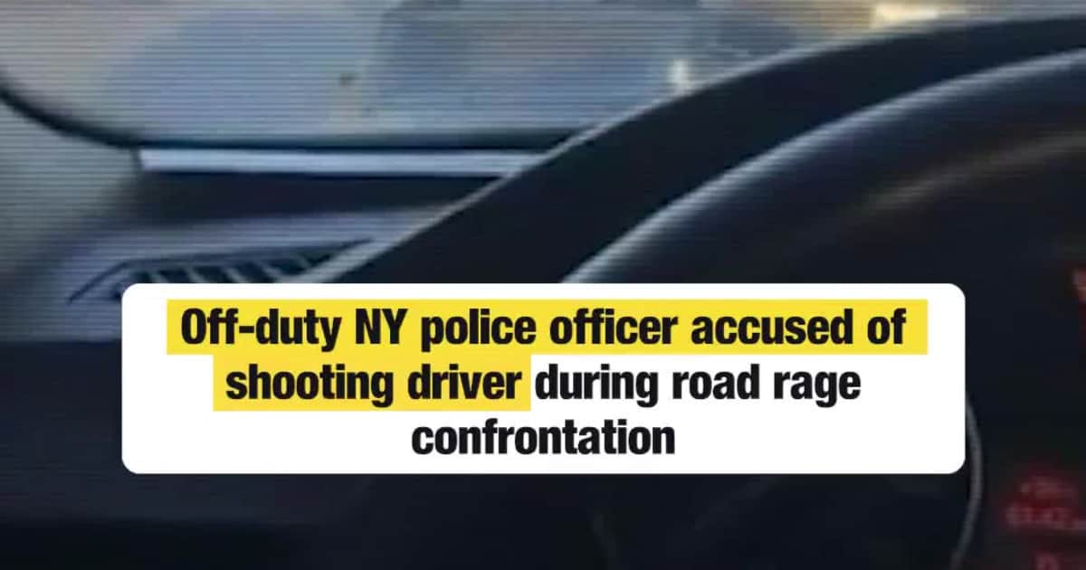 Off-duty NY police officer accused of shooting driver during road rage confrontation