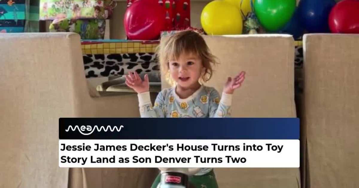 Jessie James Decker Shares a Toy Story Themed Birthday for Baby Boy