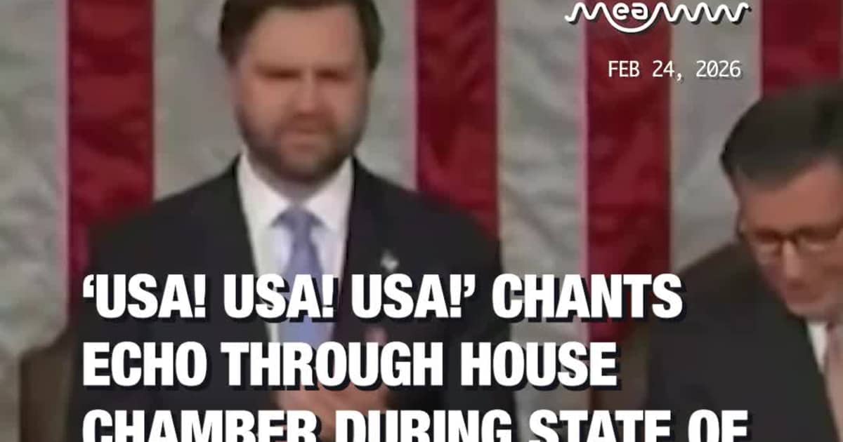 ‘USA! USA! USA!’ Chants Echo Through House Chamber During State of the Union