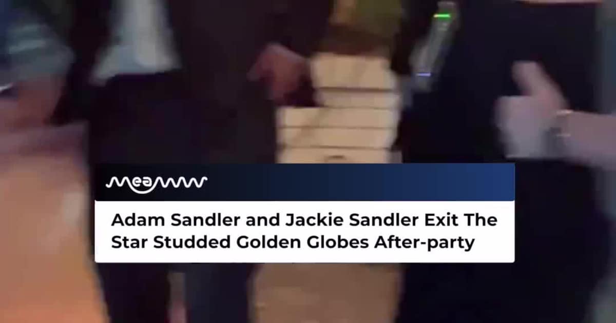 Adam and Jackie Sandler Step Out After Golden Globes After-Party at Chateau Marmont