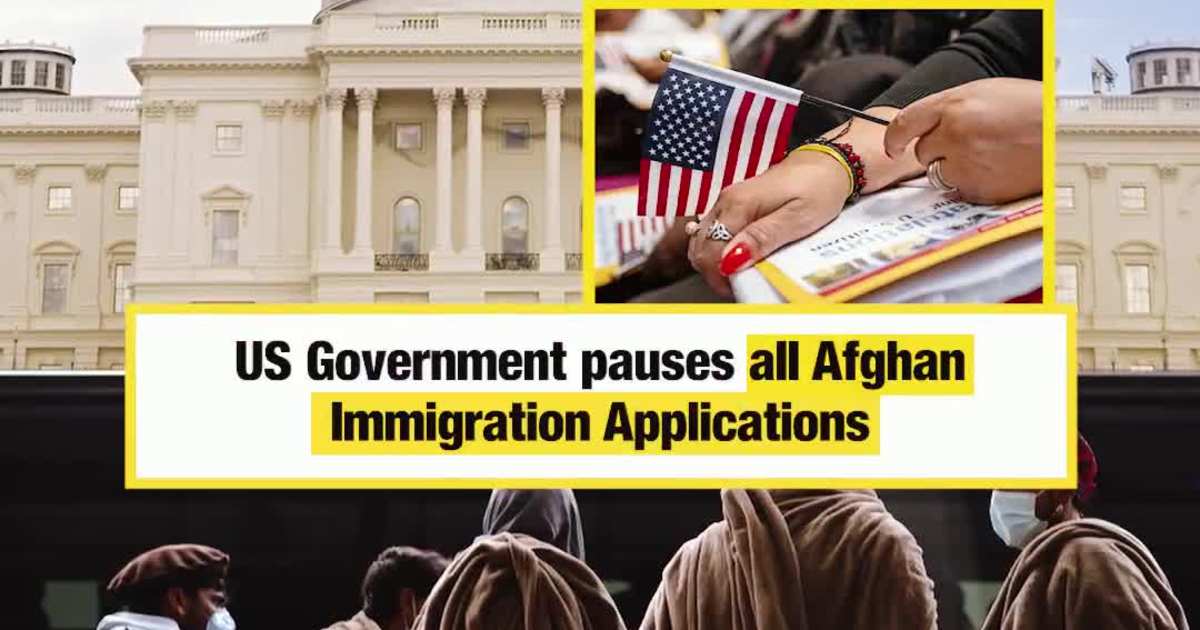Trump Adm. pauses all Afghan Immigration Applications after National Guard shooting