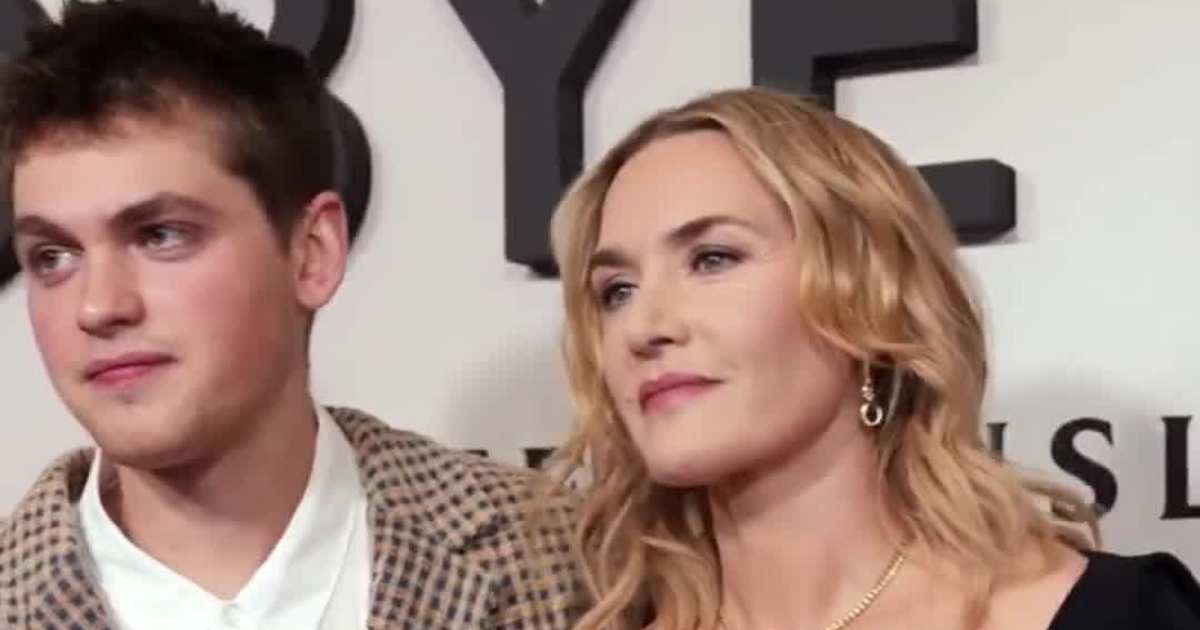 Kate Winslet and Son Joe Anders at 'Goodbye June' Netflix Screening in NYC