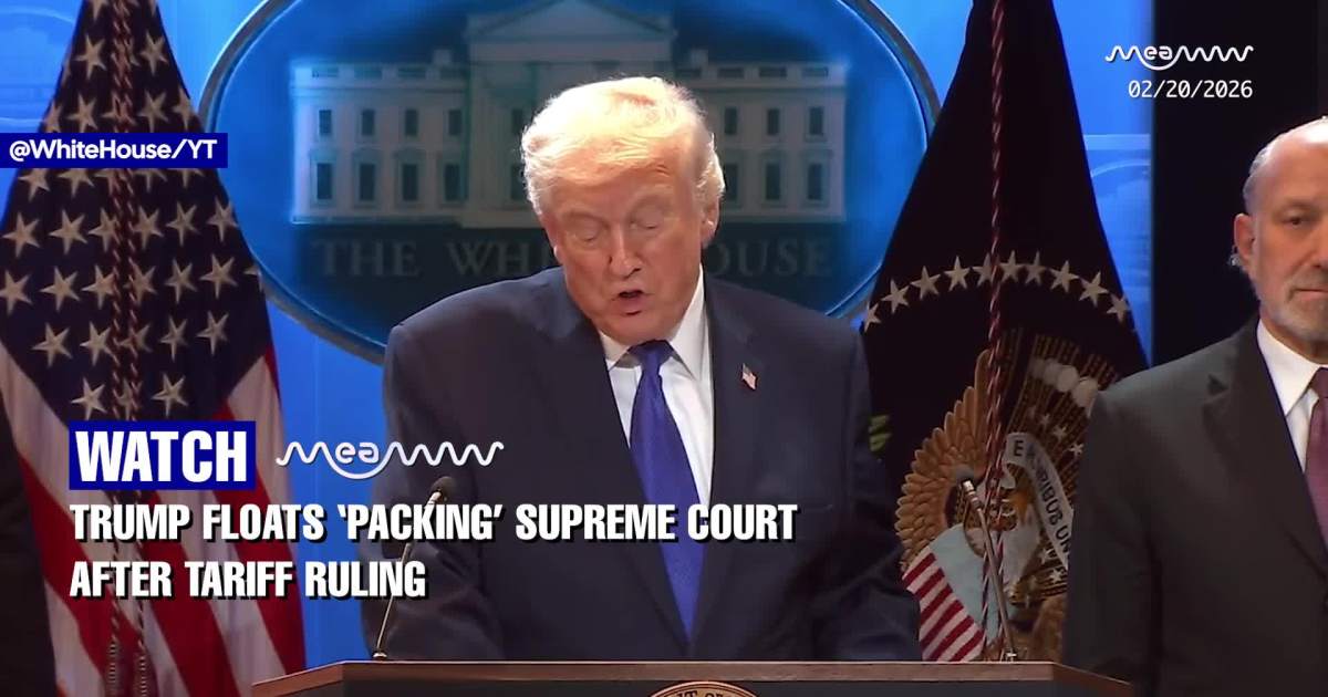 ‘Maybe I Should Do It’: Trump Talks Packing the Supreme Court