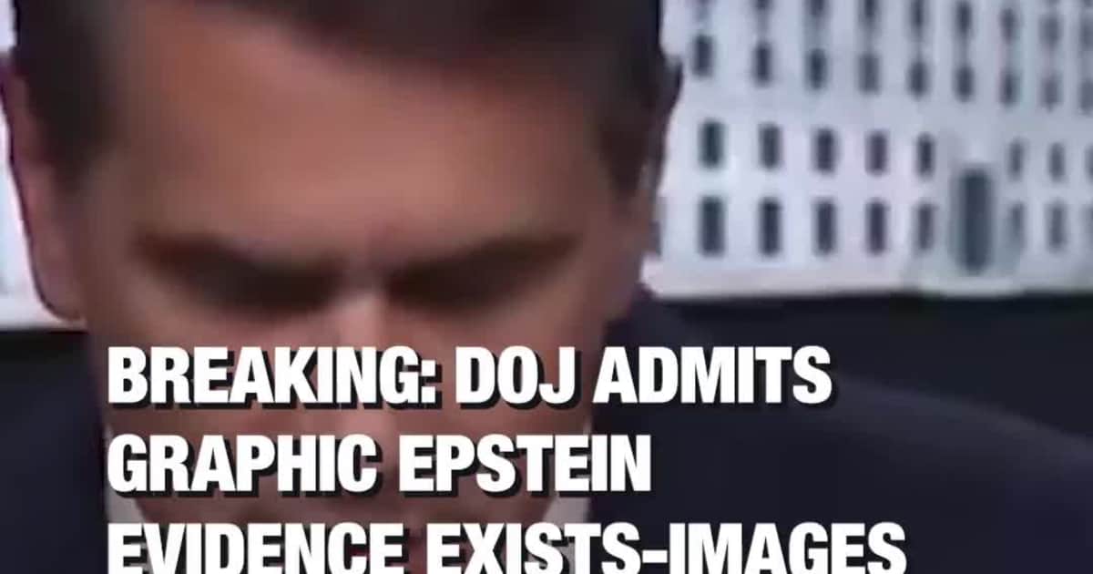 BREAKING: DOJ Admits Graphic Epstein Evidence Exists-Images Withheld, Names Redacted in Files Release