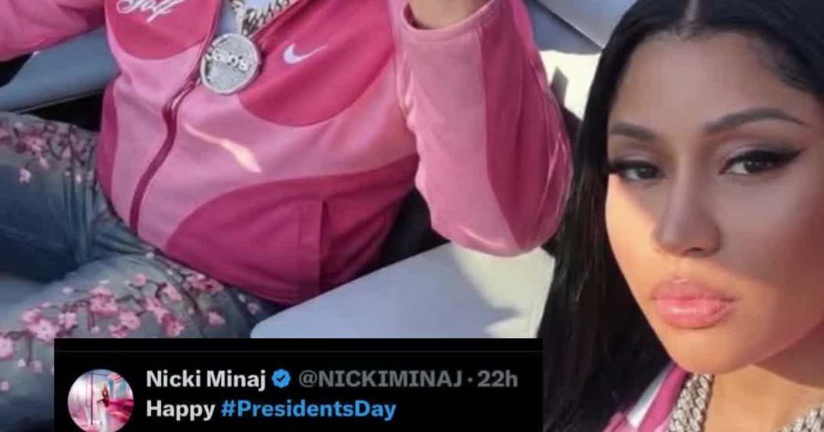 Nicki Minaj's AI President's Day Post