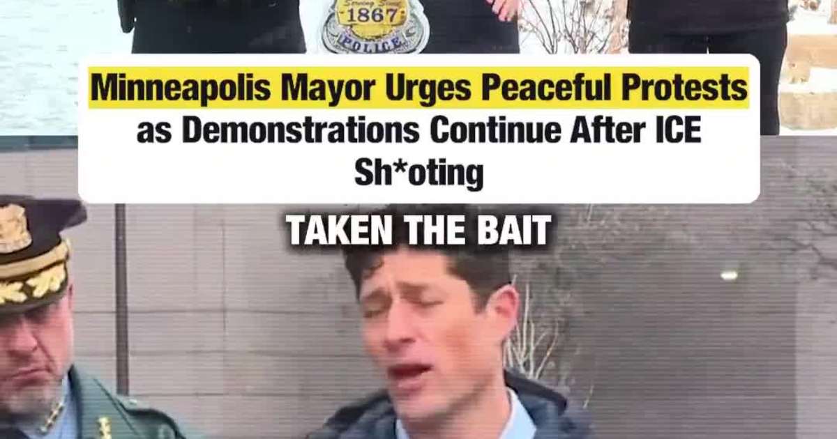 Minneapolis Mayor Urges Peaceful Protests as Demonstrations Continue After ICE Sh*oting