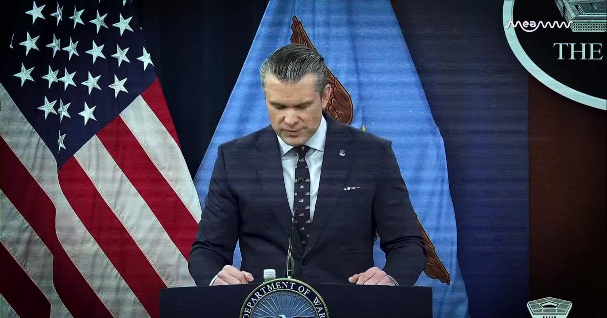 Hegseth Blasts CNN as ‘Fake News’ Over Iran War Coverage