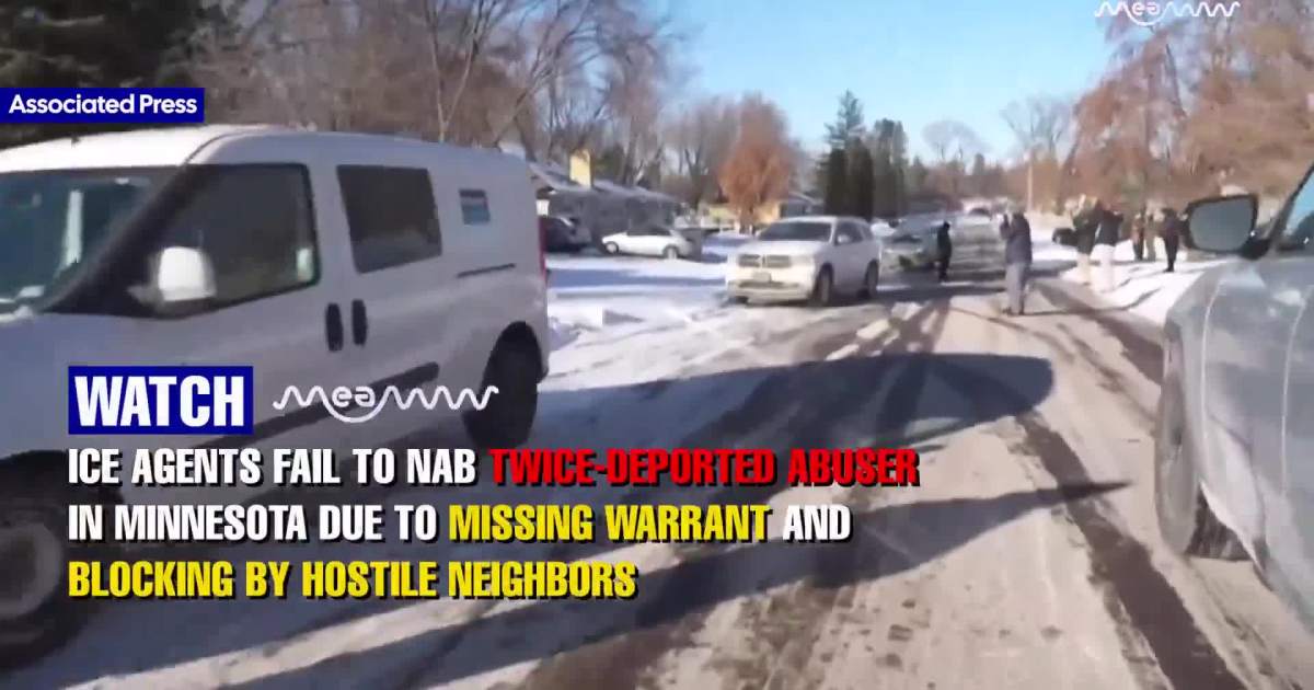 ICE Raid in Minnesota: Agents Say ‘Twice-Deported Abuser’ Escapes After Neighbors Block Warrant-Less Arrest