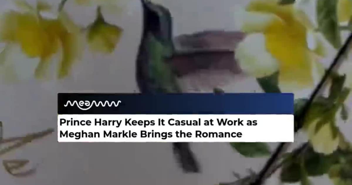 Prince Harry and Meghan Markle's Sweet Office Moment