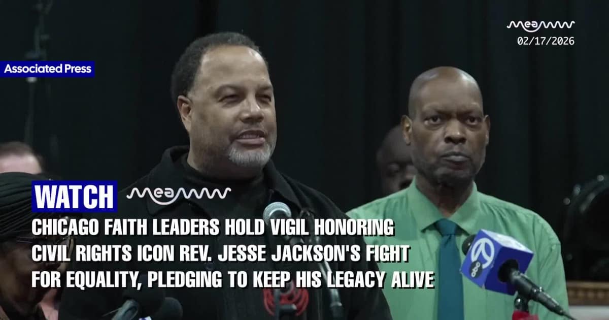 Chicago faith leaders hold vigil honoring civil rights icon Rev. Jesse Jackson's fight for equality, pledging to keep his legacy alive
