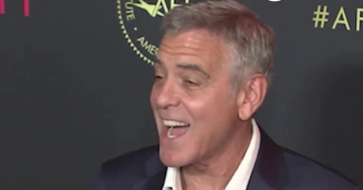 George Clooney Trolls Trump With French Speech at Golden Globes