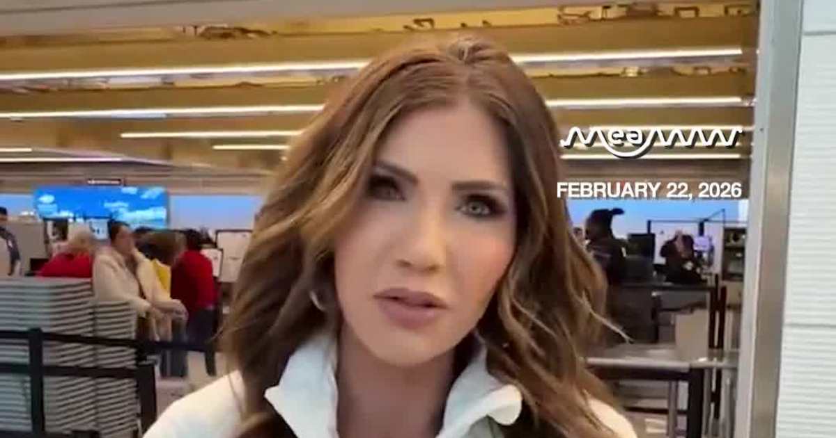 “They Keep Funding Their Own Paychecks” — Secretary Noem Slams Democrats Over TSA Funding