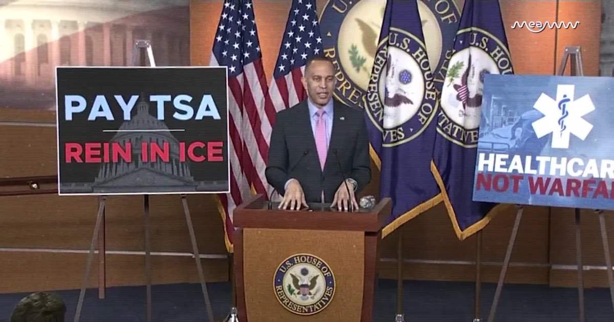 “Stop Using Taxpayer Money to Brutalize and Kill American Citizens”: Hakim Jeffries Targets ICE.