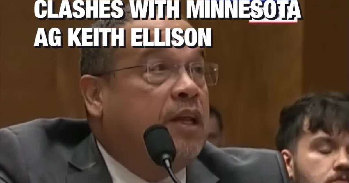 “You Oughta Be in Jail”: Sen. Josh Hawley Clashes With Minnesota AG Keith Ellison