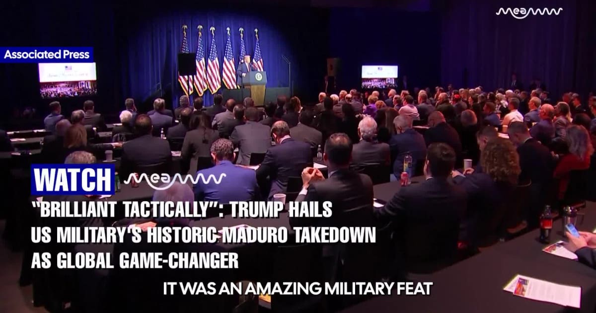 Trump Praises US Military For Historic Maduro Takedown, Says “Nobody Could Have Done That”