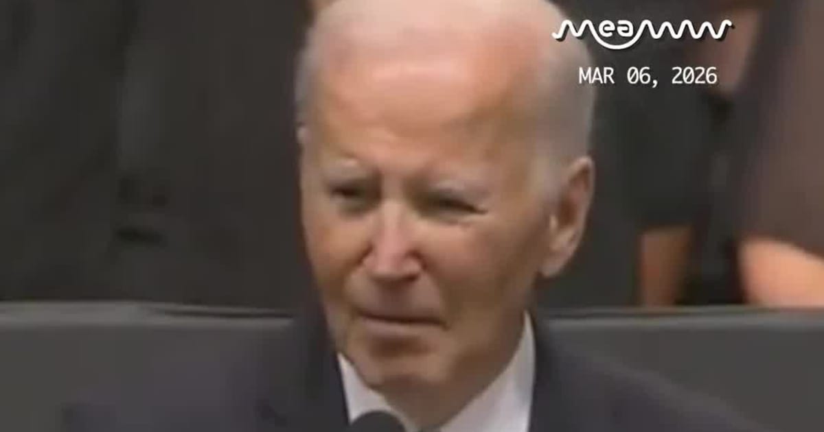 Biden “This Administration Doesn’t Share Our Values”