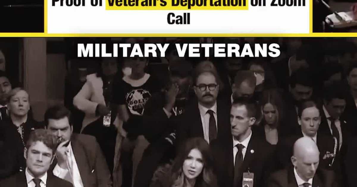 Noem Under Fire as Magaziner Reveals Proof of Veteran’s Deportation on Zoom Call