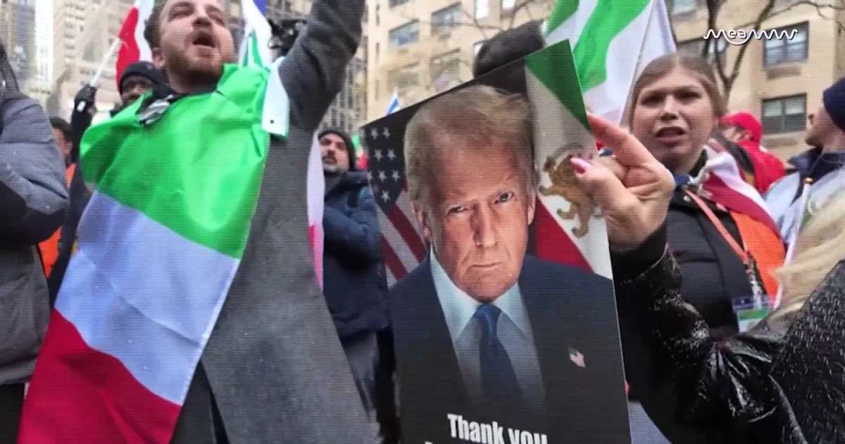 ’Thank you, Trump’: Supporters March in Manhattan Endorsing US Operation in Iran