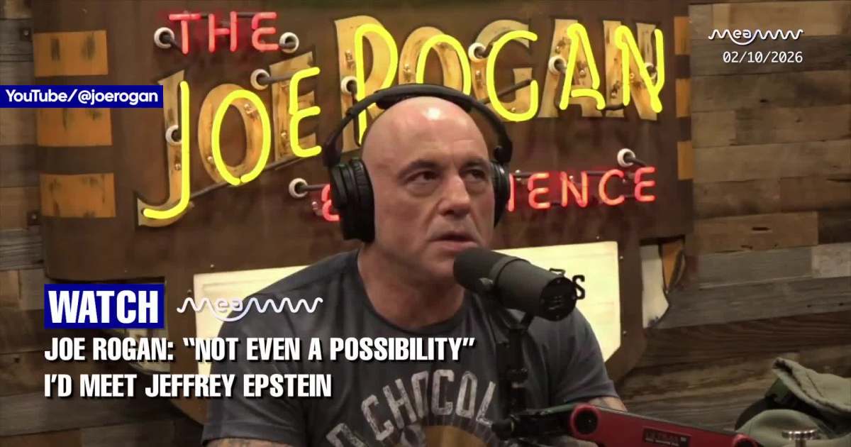 Rogan Reacts to Epstein Links, Says Guest Tried to Introduce Them