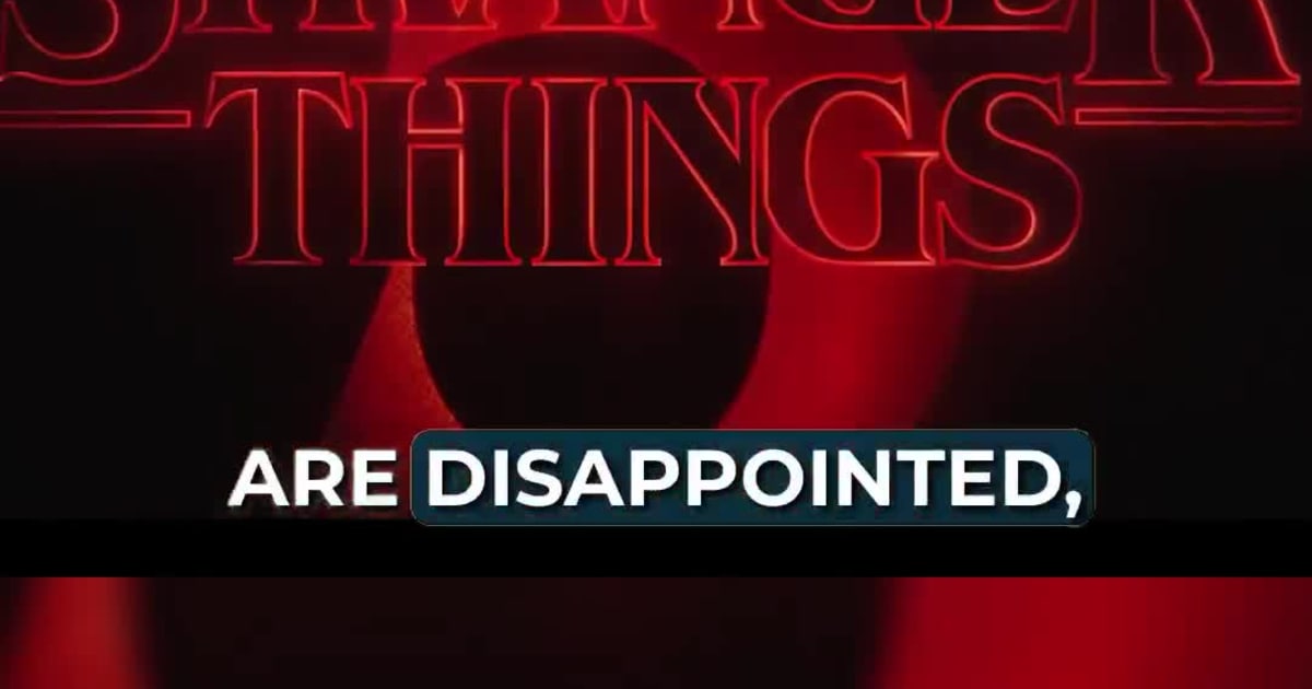 Furious Fans Could Force a Stranger Things Finale Relaunch