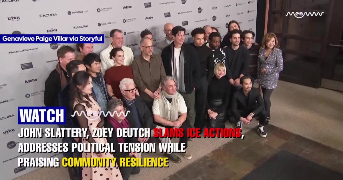 John Slattery, Zoey Deutch Slams ICE Actions, Addresses Political Tension While Praising Community Resilience