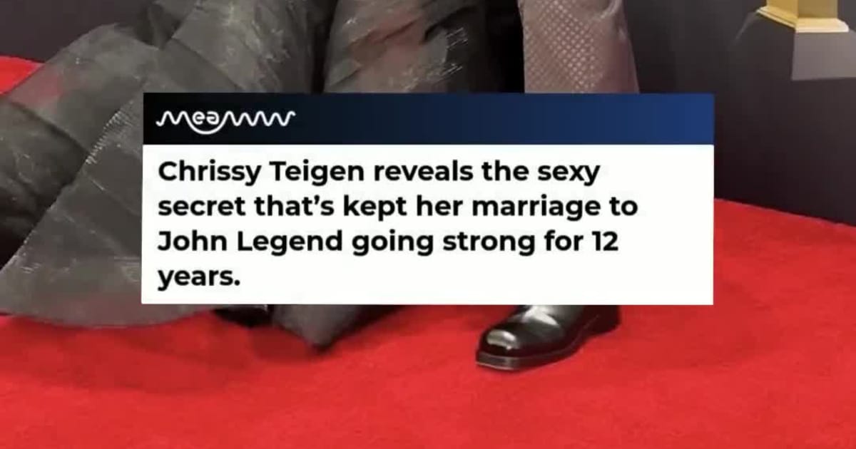 Chrissy Teigen Reveals 12-Year Secret That Kept Her Marriage "Sexy"