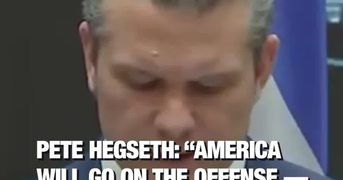 Pete Hegseth: “America Will Go on the Offense — Alone If Necessary”