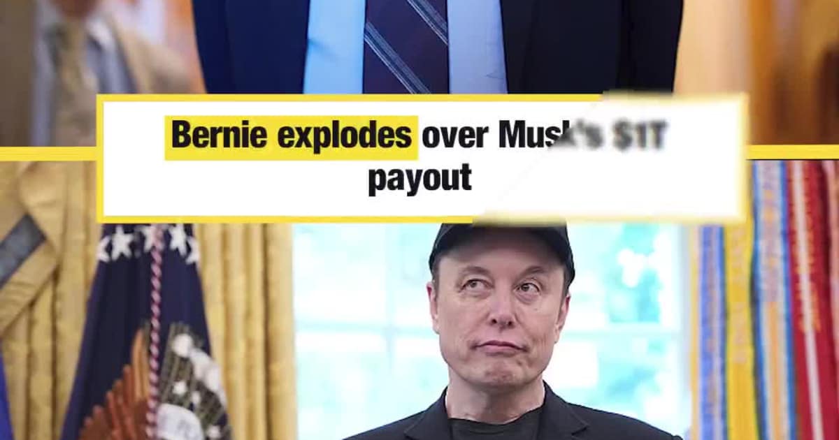 Bernie explodes over Musk’s $1T payout