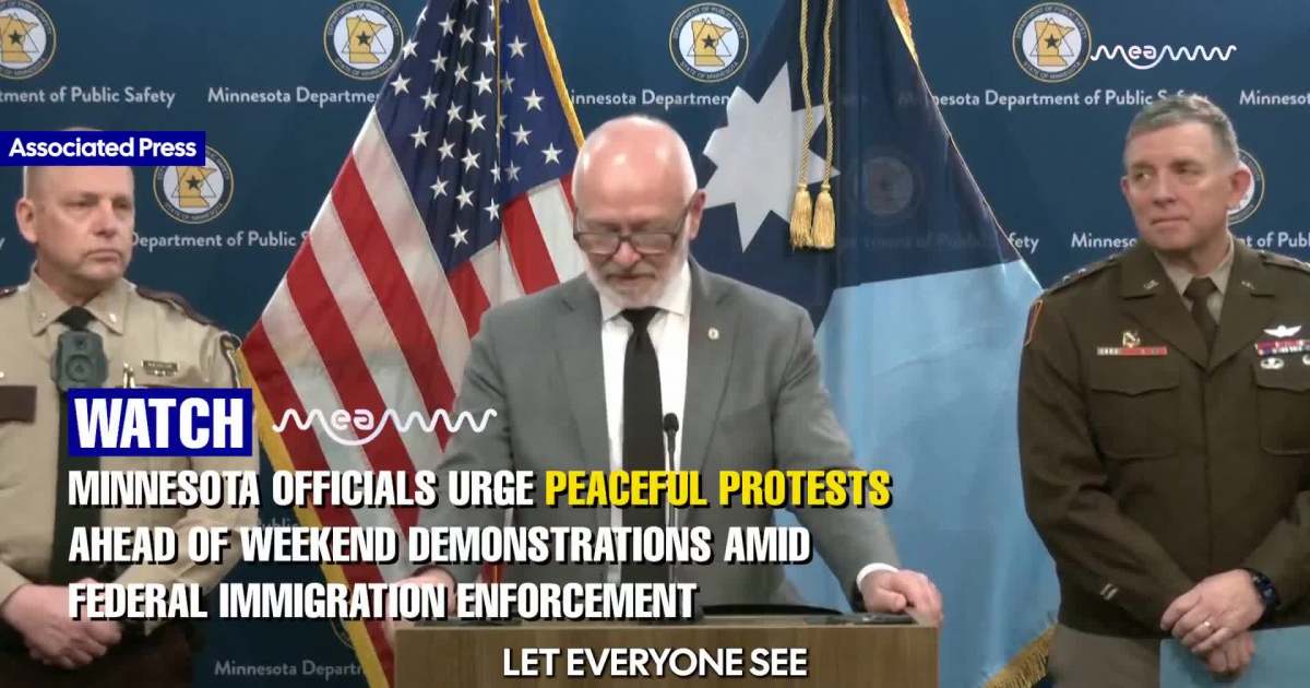 “Peaceful, Lawful, Safe’: Minnesota Leaders Warn Protesters Amid Federal Immigration Crackdown”